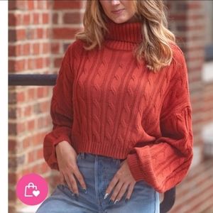 Love Tree Turtleneck Sweater size L/XL